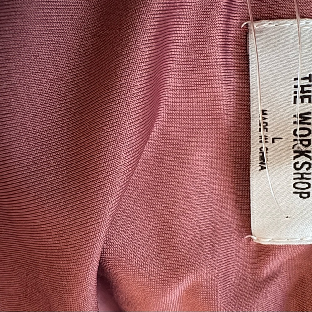 The Workshop Pink Sleeveless Crop Tank Top(Pit to pit 16” Length 16”) - Picture 3 of 4